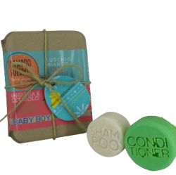 Baby boy solid shampoo + conditioner Easter package