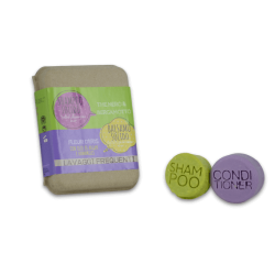   SOLID SHAMPOO FREQUENTLY WASHING THE BLACK AND BERGAMOT + SOLID CONDITIONER FREQUENTLY WASHING FLEUR D'IRIS