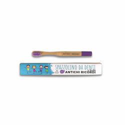 Purple Baby Bamboo Toothbrush
