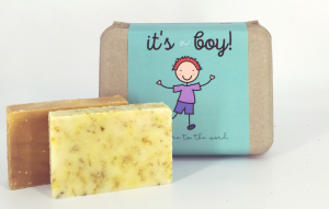 It's a Boy gift box Calendula soap + Honey soap