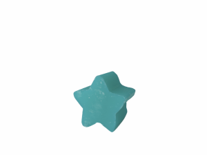 Star medium Soap cotton flower