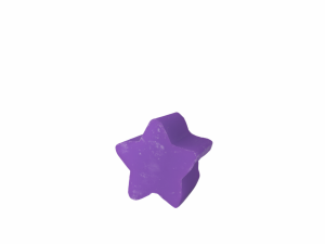 Medium star Soap fleur d'iris