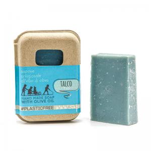 TALC SOAP IN RECYCLED CARTON PACKAGING 100 gr