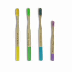 4 Bamboo Toothbrushes 1 Baby + 3 Adults