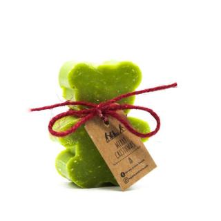 Teddy Bear Christmas Soap with  black tea & bergamot