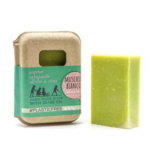 WHITE MUSK SOAP IN RECYCLED CARTON PACKAGING 100 gr