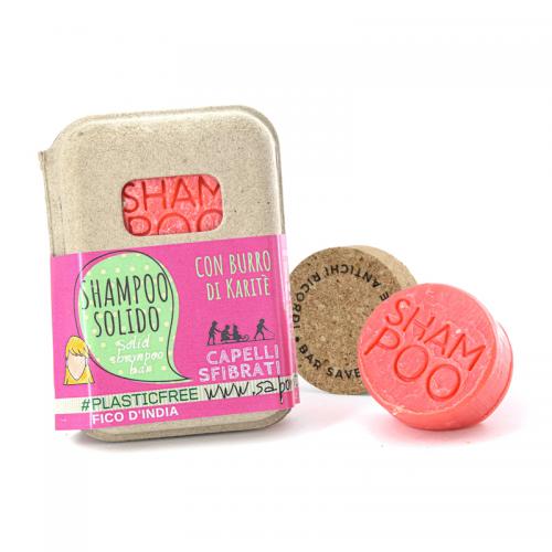 PRICKLY PEAR SOLID SHAMPOO FOR DAMAGED HAIR